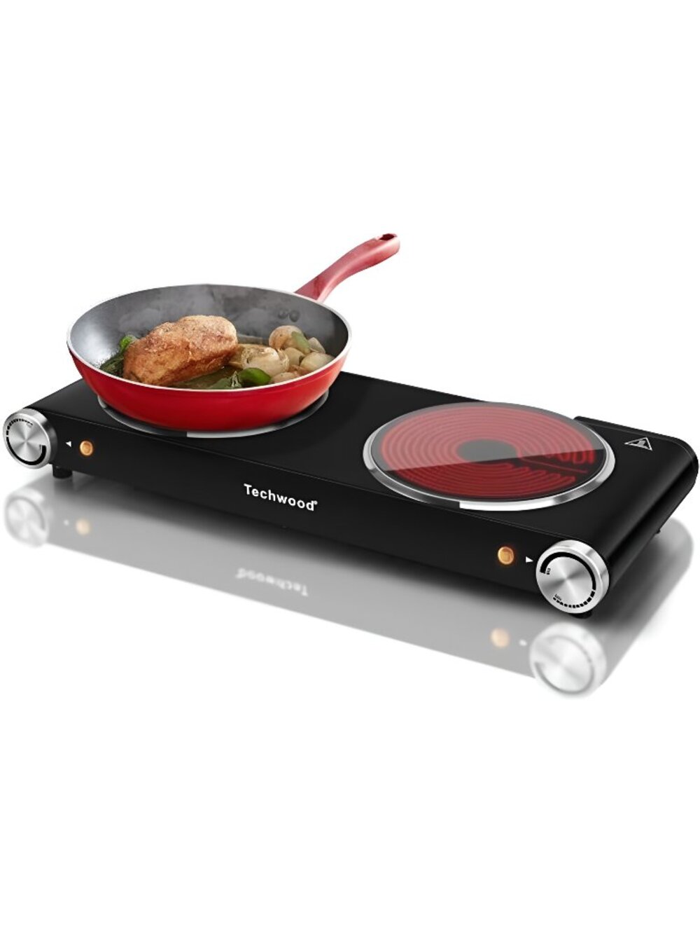 Countertop Stove Double Burner 1800W Infrared Ceramic Hot Plates